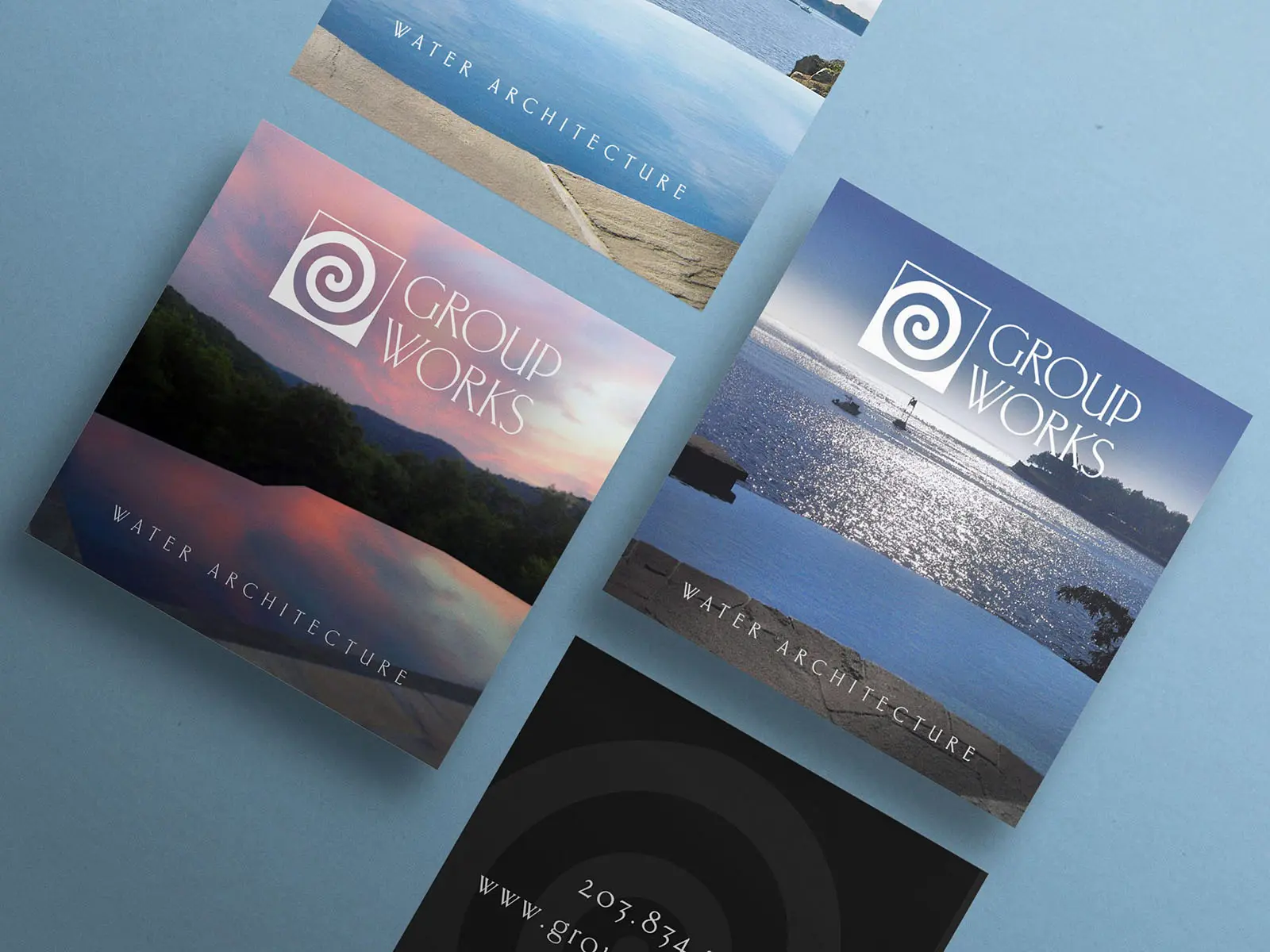 Group Works, LLC Logo Printed Cards Group Works, LLC Logo Printed Cards